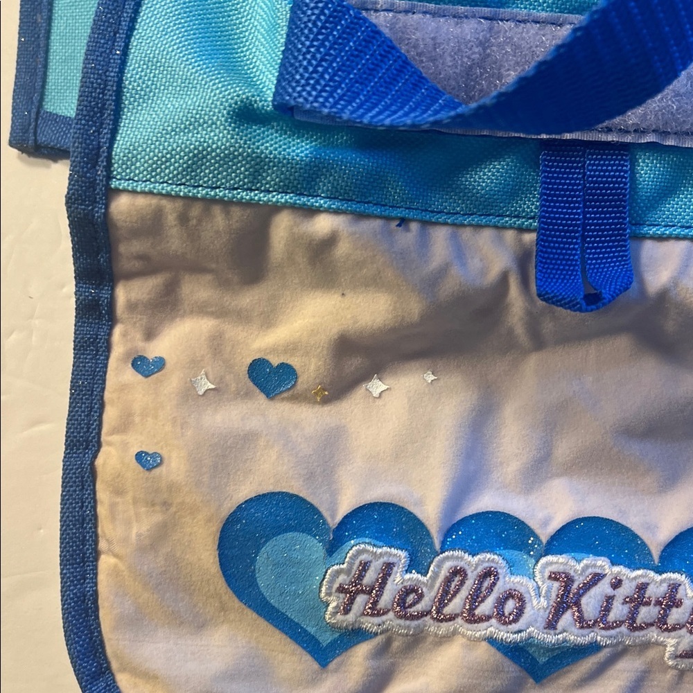 VINTAGE Hello Kitty Blue Car Seat Garbage Bag- RARE LIMITED EDITION GUC - Picture 7 of 16